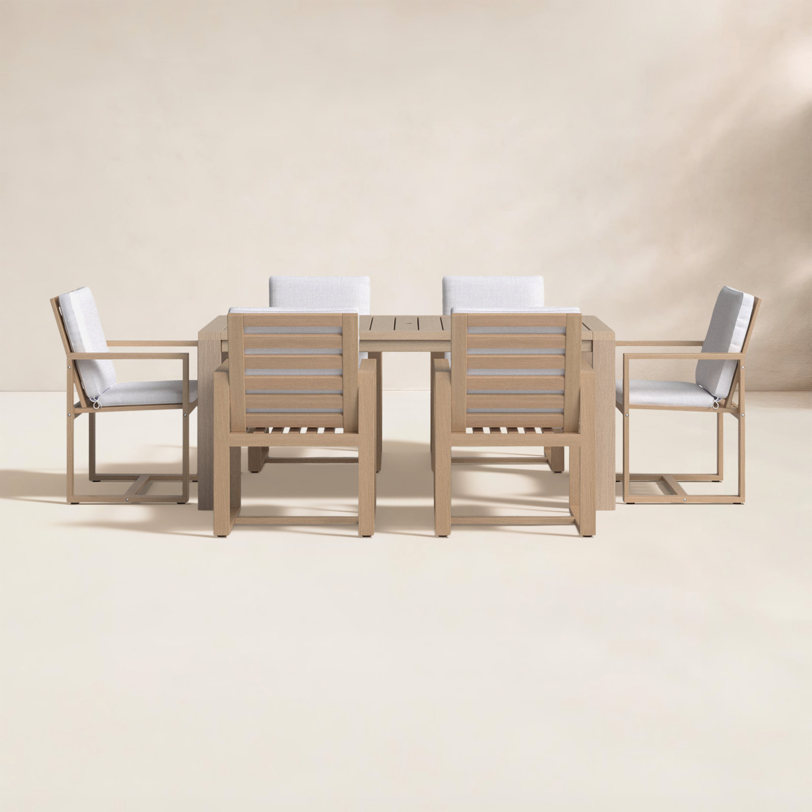Joly 70" Acacia Patio Dining Set