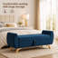 Banc de lit coffre moderne en velours côtelé avec pieds en bois massif, assise relevable multifonctionnelle avec compartiment de rangement dissimulé, soutien à ressorts sinueux, coussin en mousse à haute résilience-605244449-605244462