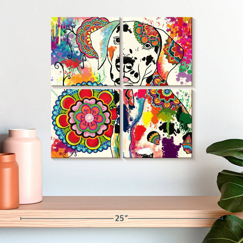 Bramala mandala Brampt, H 18 po x l 18 po