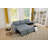 Upholstered Pull Out Sectional Sofa With Storage Chaise, Convertible Corner Couch-412042719