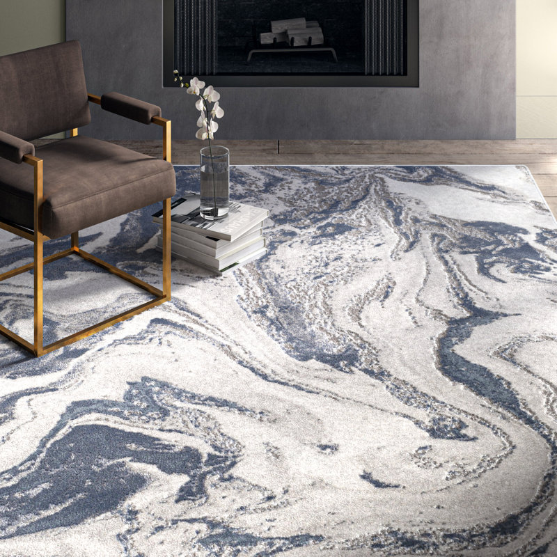 Bridgeton Abstract Indoor Rug, Rectangle 9' x 12'4"
