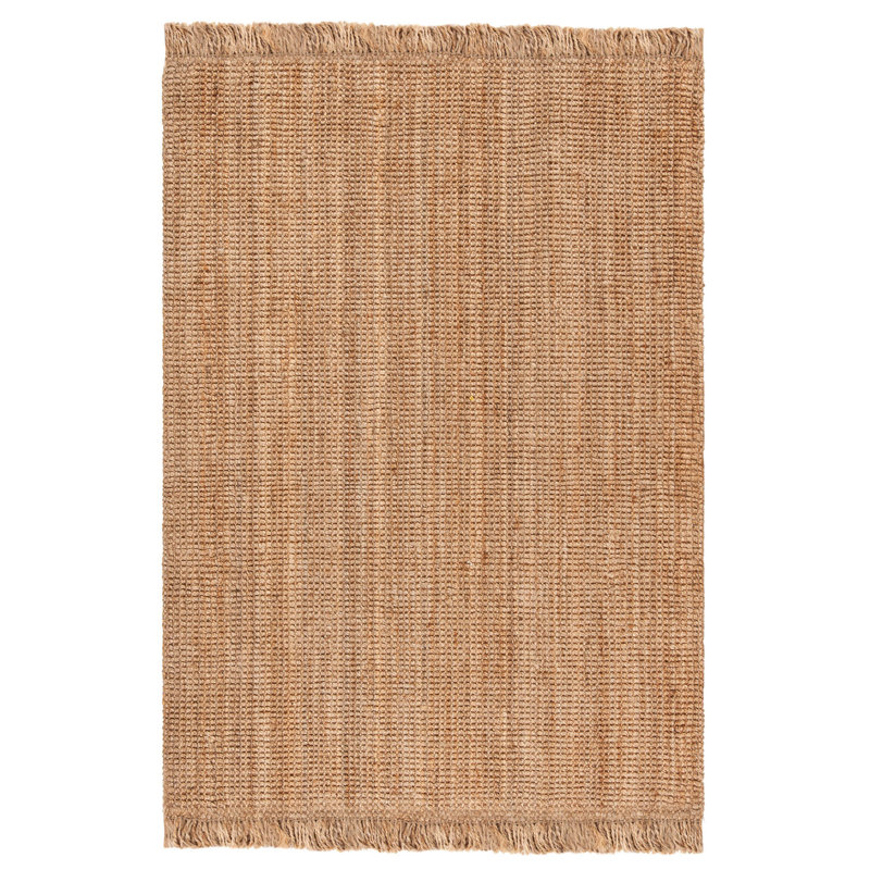 Tapis rectangulaire en jute / sisal Allyiah, Rectangle 5 pi 3 po x 7 pi 11 po