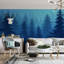 Misty Midnight Blue Forest-1911358235