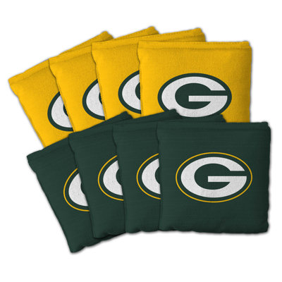 YouTheFan NFL Green Bay Packers Cornhole Bags 8pk