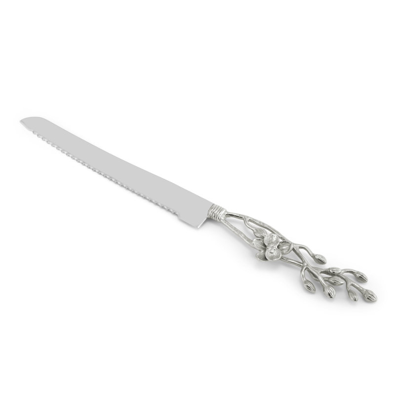 Orchid 6'' L Bread Knife, White