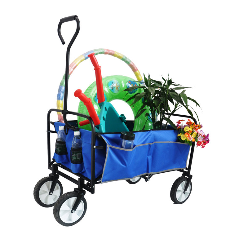 Chariot de plage pliable, Bleu