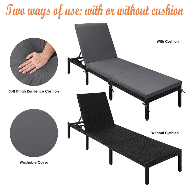 Raeshell 198cm Long Reclining Single Chaise