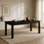 Rustic Bold Distressed 1pc Dining Table W Leaf Solid wood Dining Room Furniture-844225881