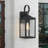 Zephy Black Outdoor Wall Lantern Sconce Light