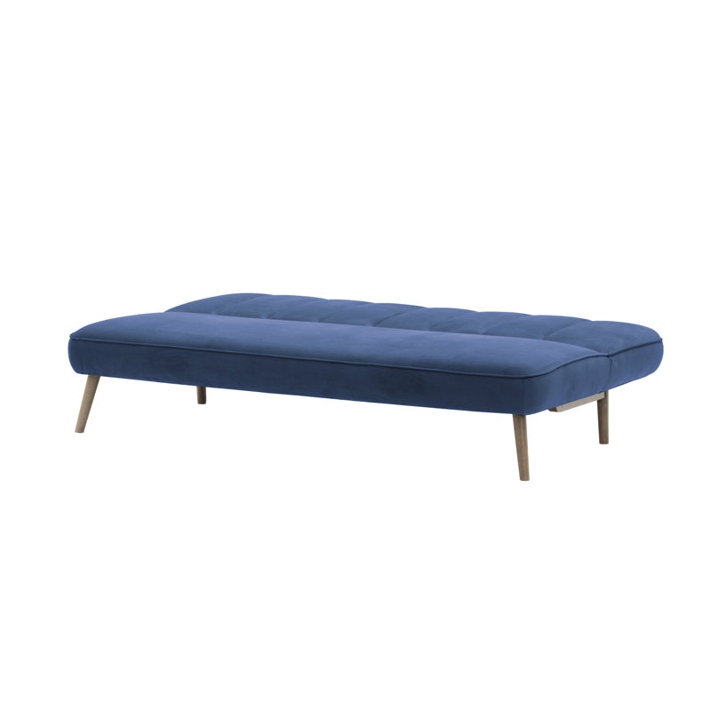 Keiper 2 Seater Sofa Bed, Blue, Wax Balck