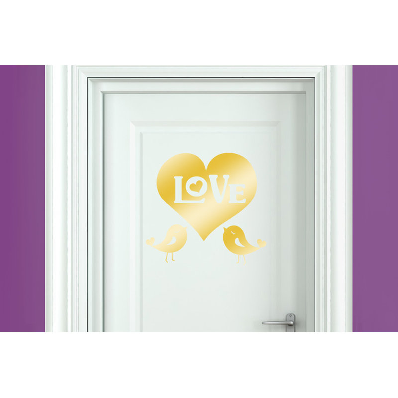 Wall Decal, Shiny Gold