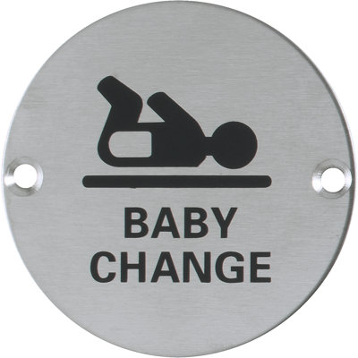 Amberleigh Circular Baby Changing Symbol