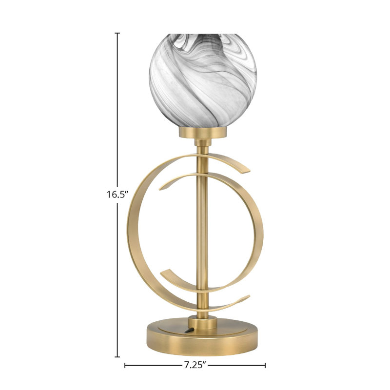 Lampe de table en acier inoxydable, Laiton