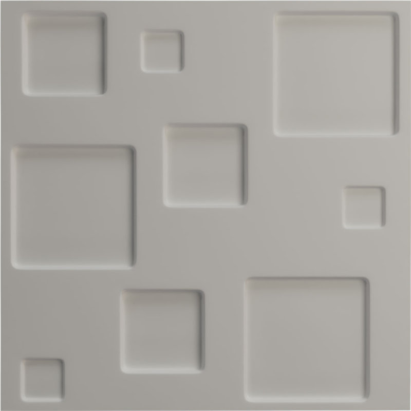 Panneau mural 3D décoratif Devon EnduraWall, Beige fumé satiné UltraCover