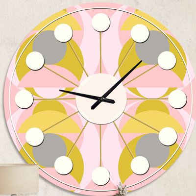 Horloge murale rétro Mid-Century