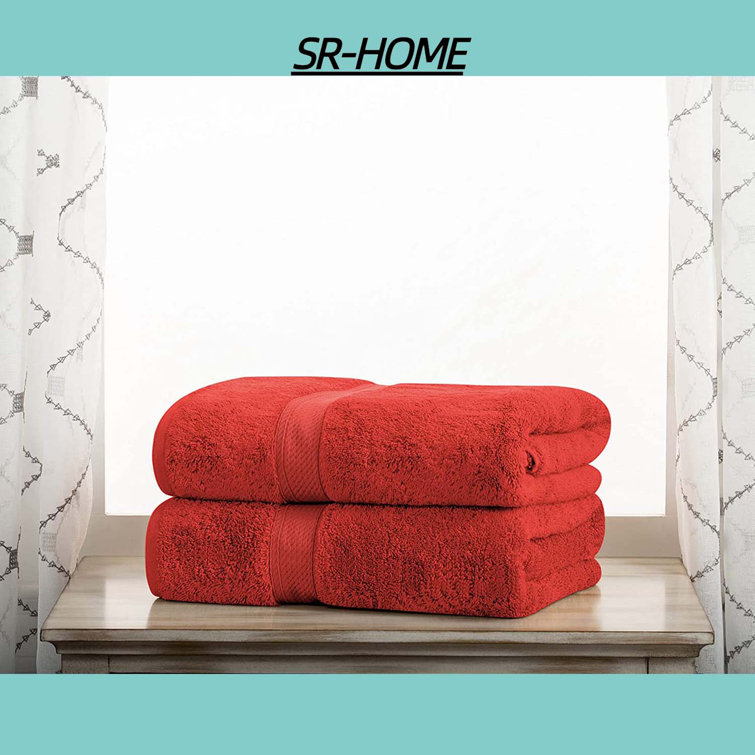 SR-HOME Cotton Blend Bath Towels