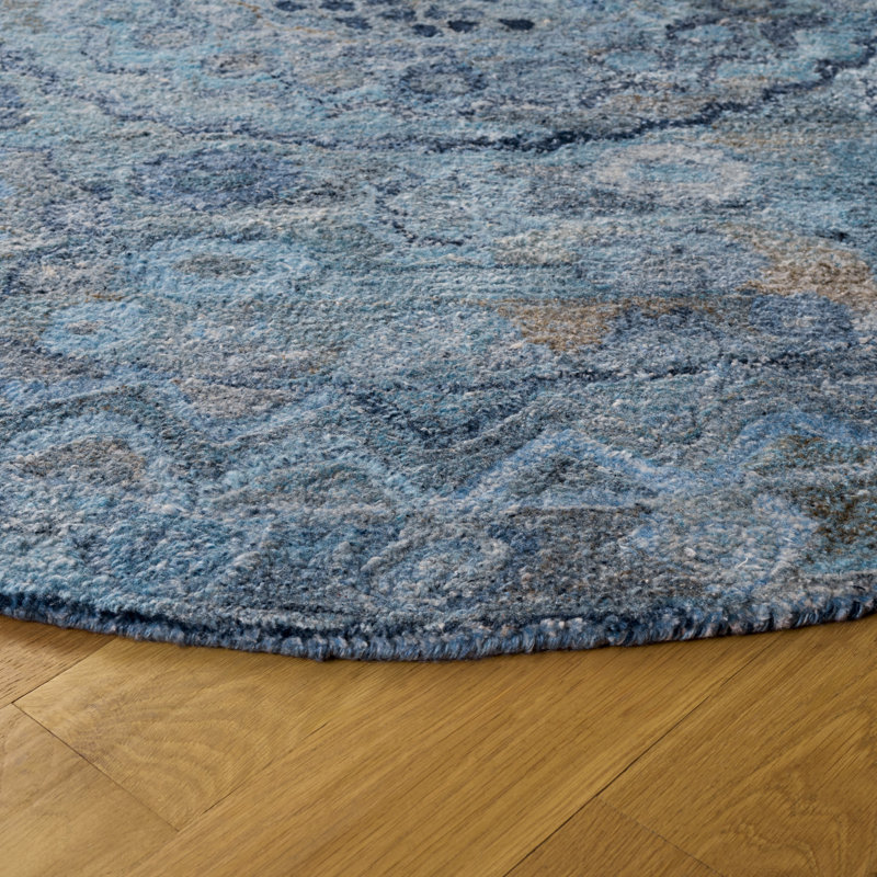 Anatolia 411 Hand Tufted Performance Oriental Rug, Round 6'