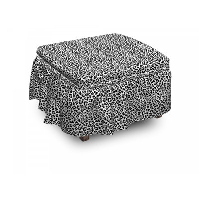 Box Cushion Ottoman Slipcover