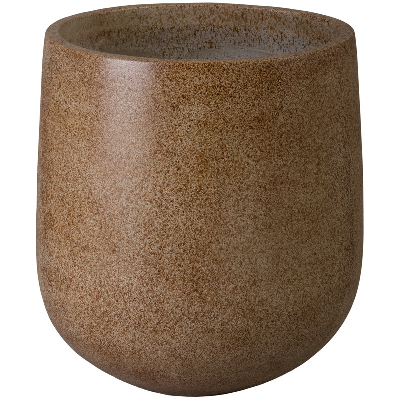 Boîte à fleurs ronde Opus Terrazzo Moss Terrazzo, H 28 po x l 26 po x P 26 po