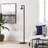 Malva 67.75" Tall Floor Lamp with Glass Shade in Blackened Bronze/Clear-565891936-565891943