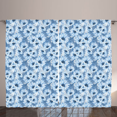 Semi Sheer Curtain Pair