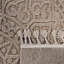Tapis beige 4X6 Medallion