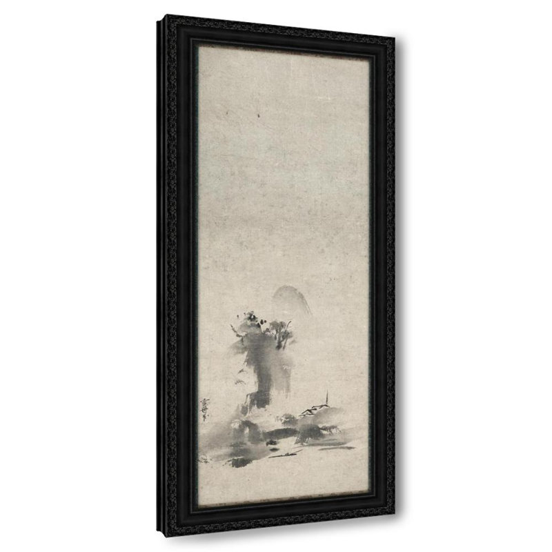 Haboku, paysage d'encre éclaboussée (1400 - début des années 1500), H 24 po x l 12 po