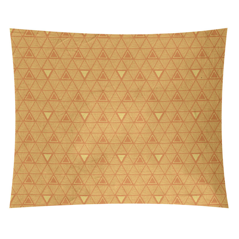 Tapisserie, H 88 po x l 104 po, Orange/jaune