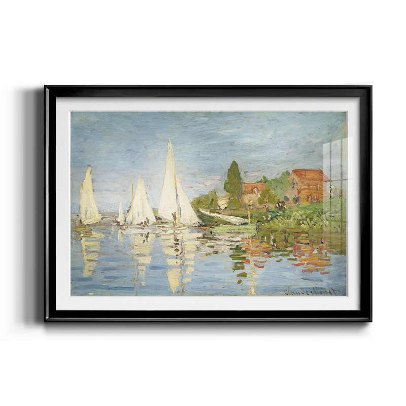 Chapelton at Argenteui - Cadre photo, reproduction d'art sur papier, H 18,5 po x l 24,5 po x P 1,5 po, Noir