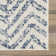 Lorelai Transitional Geometric Area Rug in Blue