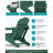 Foldable Outdoor Adirondack Chair-768879238