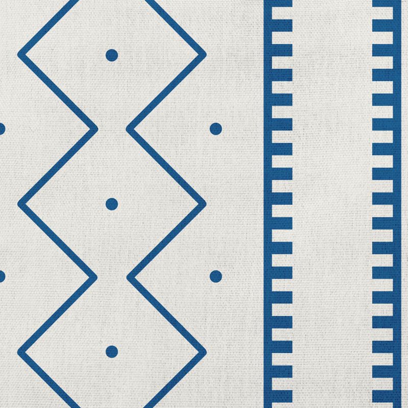 Coussin décoratif d'intérieur/d'extérieur, 20 po x 20 po, Bleu cobalt foncé