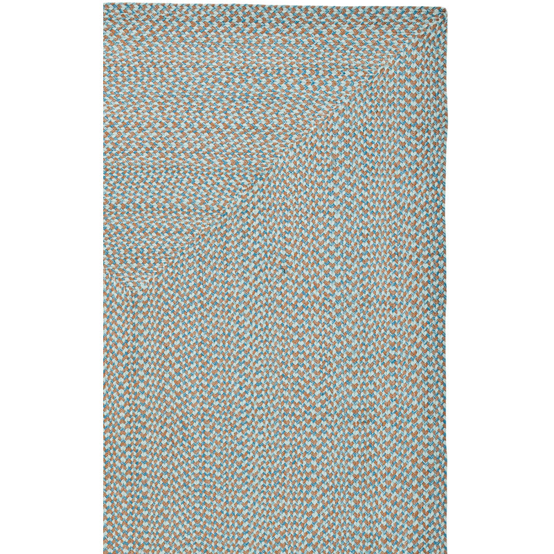 Tapis de couleur unie en coton tissé à la main Garbrand, Tapis de couloir 2 pi 3 po x 14 pi