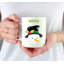 Grande tasse personnalisée en chocolat au lait pour enfants, bonhomme de neige de Noël avec houx sur chapeau noir, paquet de 1-1490297858