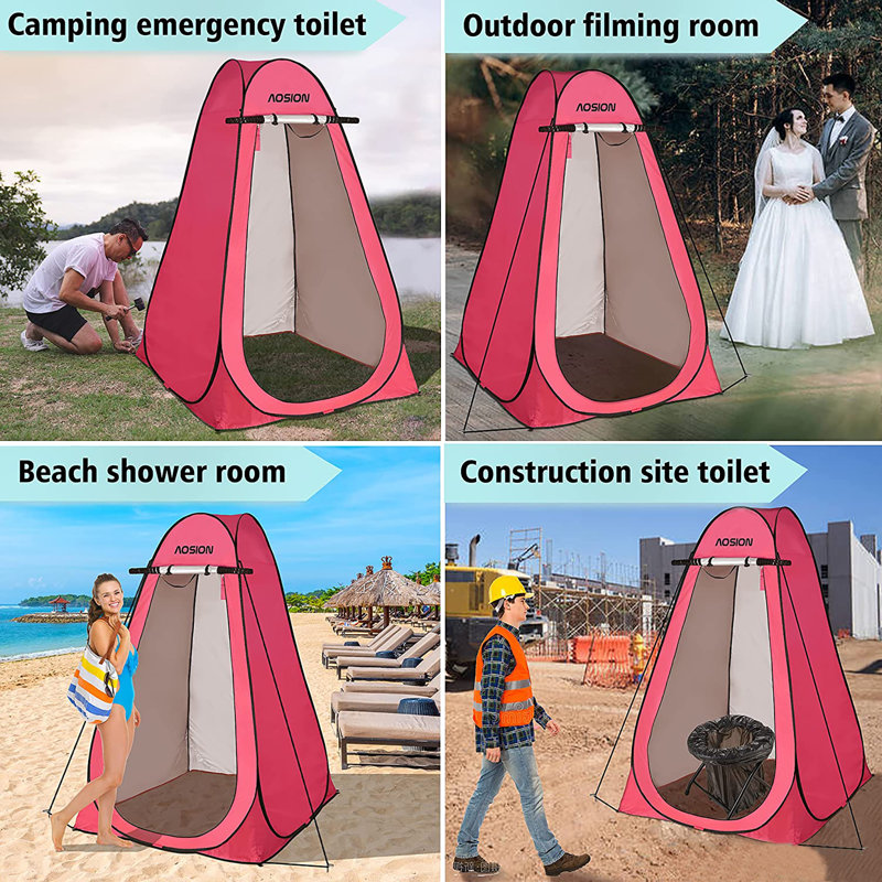 Tente de camping Pop Up, Rose