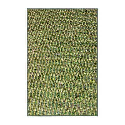 Tapis de zone orange à motif