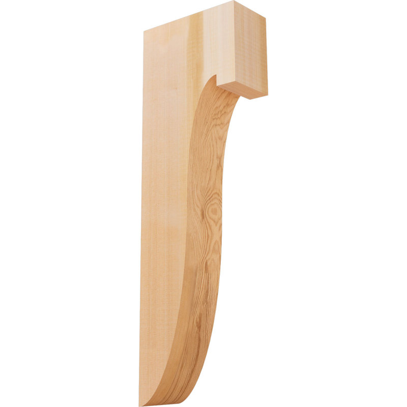 Del Monte Corbel, H 24 po x l 3,5 po x P 8 po, Lisse, Cèdre rouge