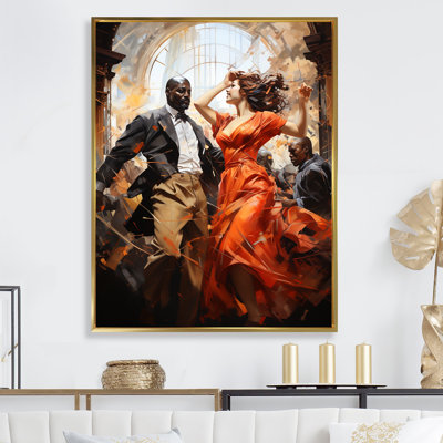 " Tango Dance Elegance I " Print