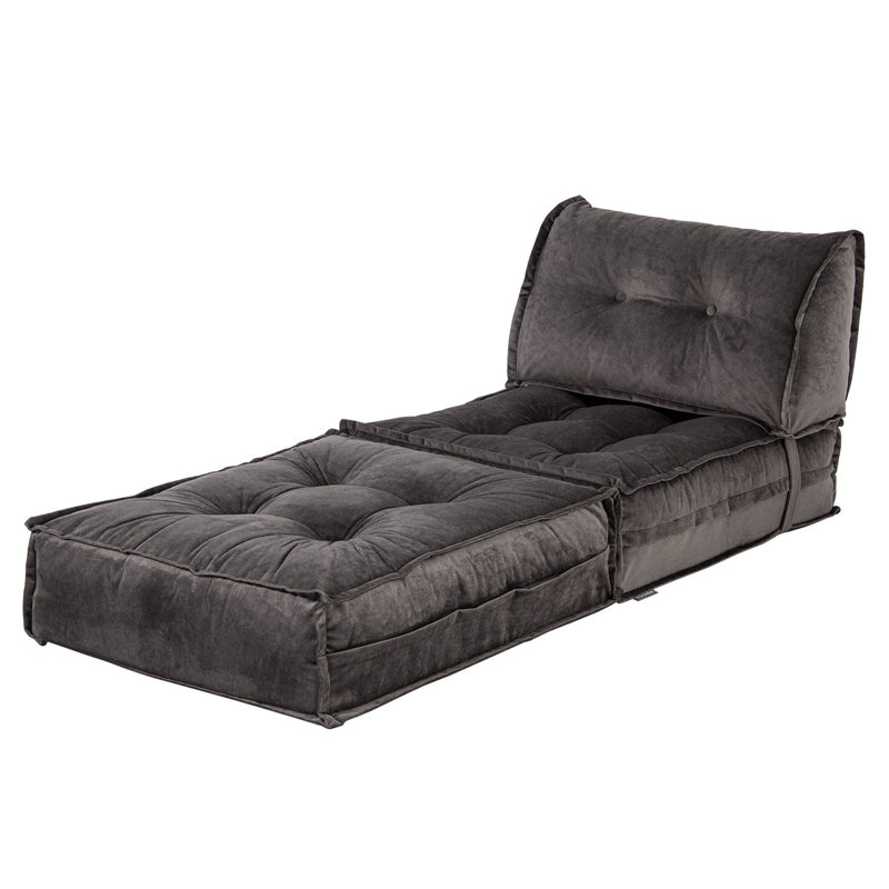 Allinson 65cm Upholstered Futon, Anthracite