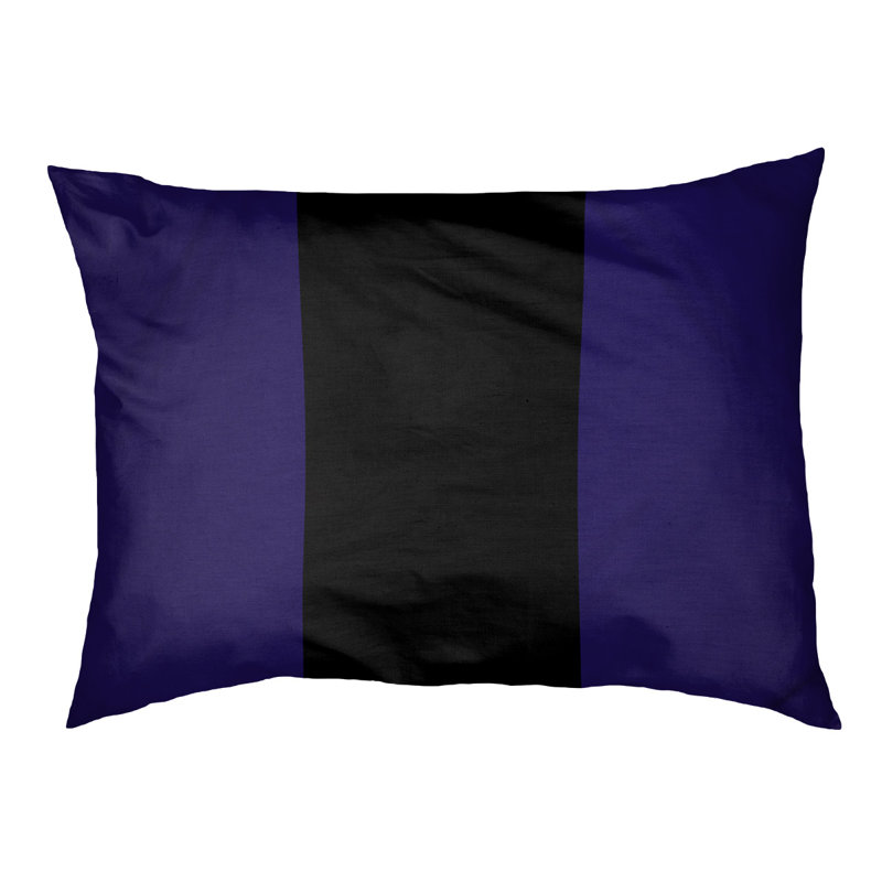Coussin Atlanta, Très grand (l 50 po x P 40 po x H 17 po), Purple/Black/Purple