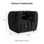 Fauteuil demi-tonneau capitonné Celal Channel-1255039696