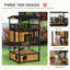 Niche pour chat en bois Pawhut