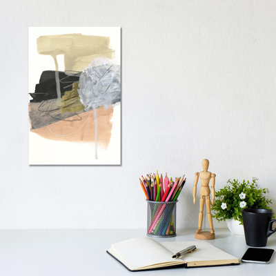 Shuffle Stack I by June Erica Vess - Wrapped Canvas Gallery-Wrapped Canvas Giclée