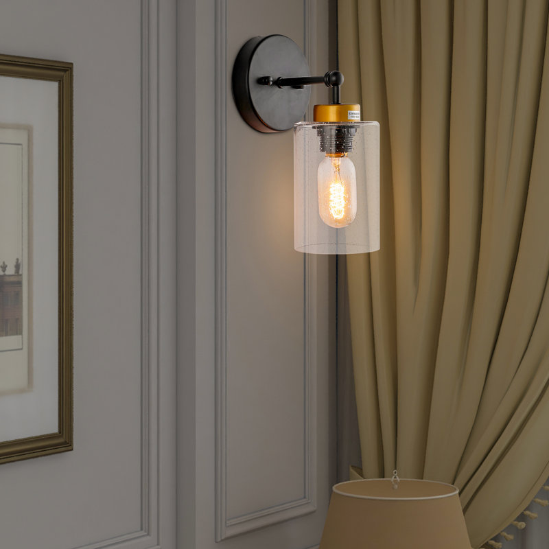 Stegeman Wrought Iron Armed Sconce