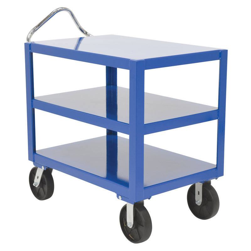 Chariot robuste à poignée Ergo, H 41 po x l 34,5 po x P 77,88 po