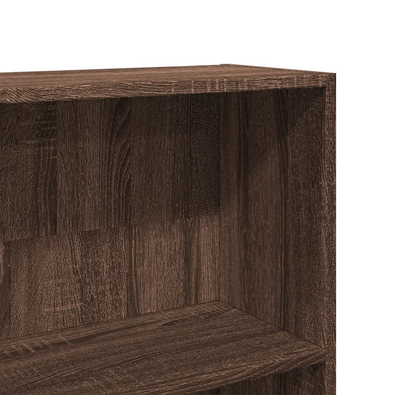 Rian Standard Bookcase, Black Oak, (5 Shelves) 176cmH x 80cmW x 24cmD