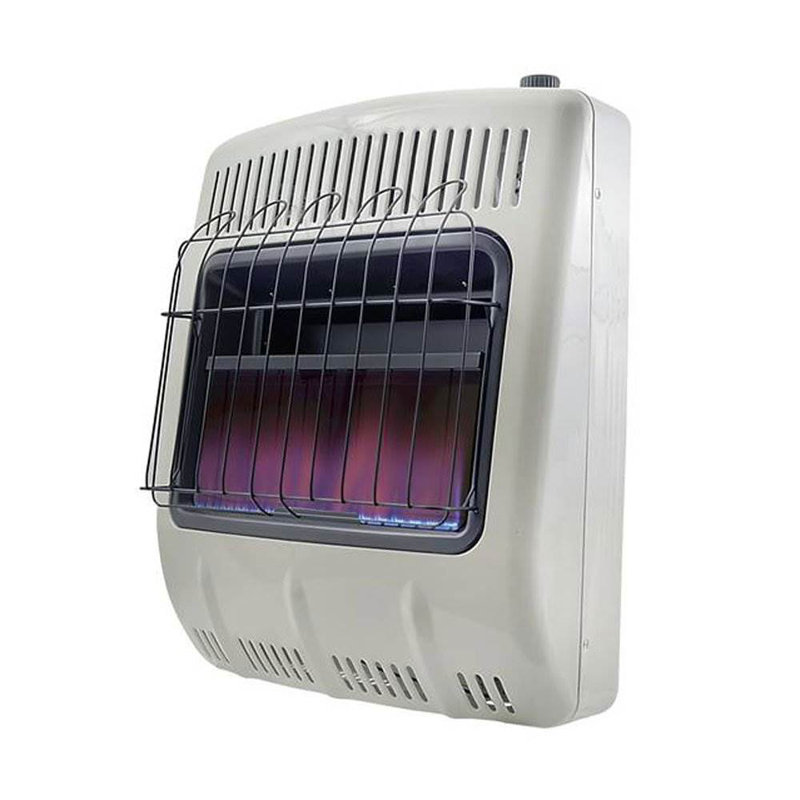 Mr. Heater 20000 BTU Natural Gas Compact Space Heater with Adjustable Thermostat