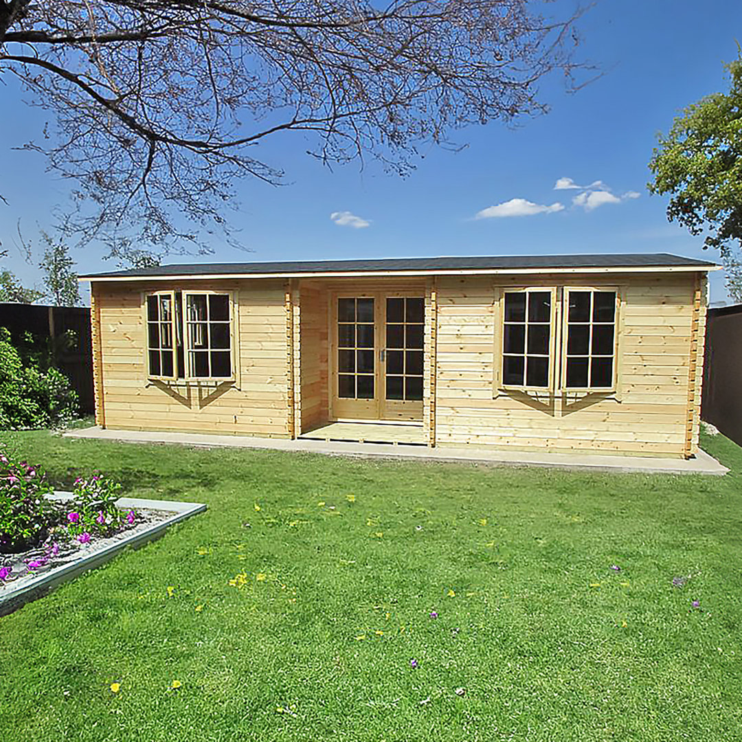 Rackhams Light Elveden 10X20 Mulitroom Log Cabin 44Mm Cladding - Image 3