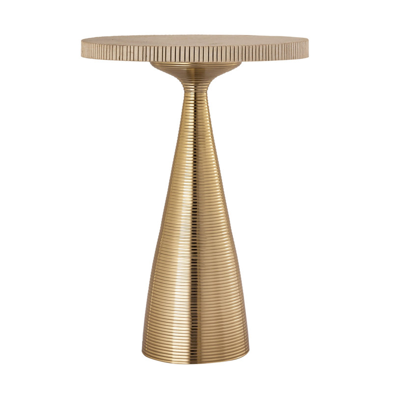 Stone Top End Table