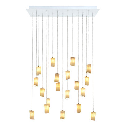 Amorphic Porcelain LED Chandelier